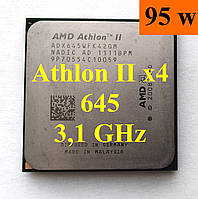 Процессор (б/у) AMD Athlon II X4 645, 3,1ГГц, sAM3, Tray (ADX645WFK42GR, ADX645WFK42GM) 640 635 650