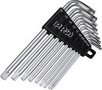 Набір ключів PRO Torx зірочки T10/T15/T20/T25/T30/T40/T45/T50