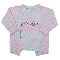 Светр дитячий для дівчинки GABBI DG-06-18 Кішечки Рожевий на зріст 74 (11347)