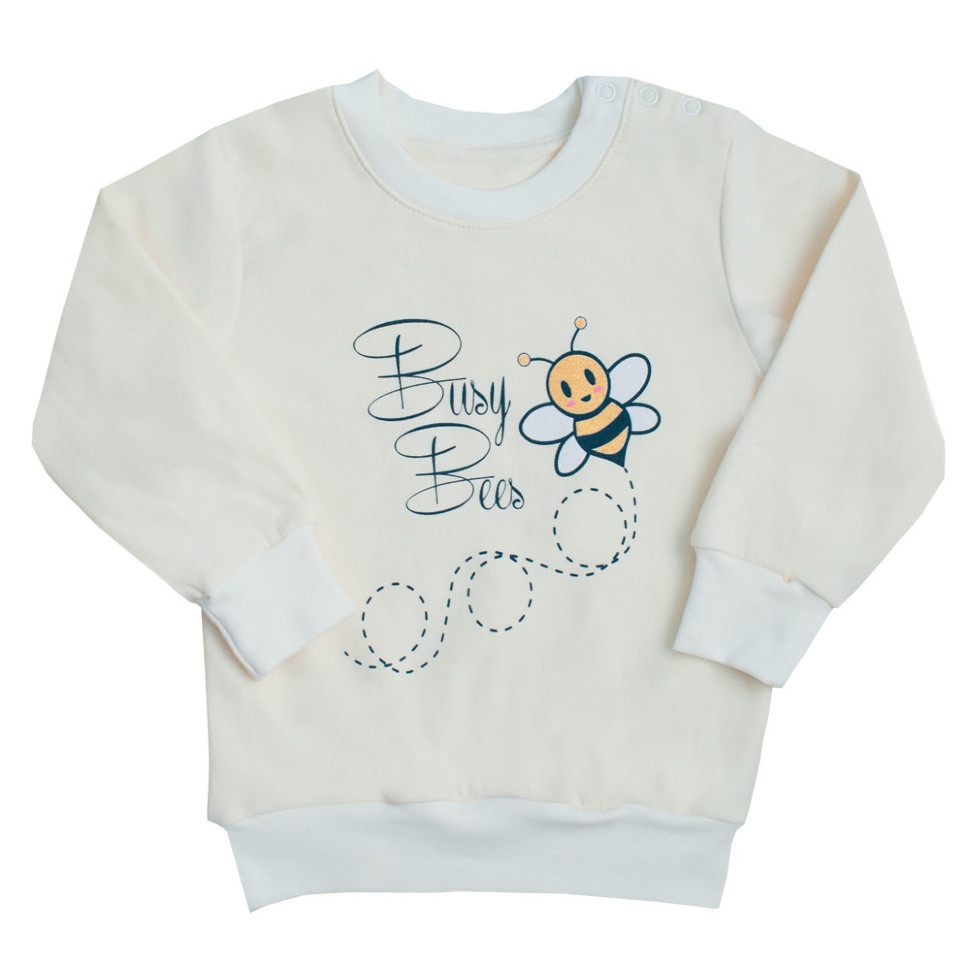 Светр дитячий для дівчинки GABBI DG-05-2-18 Горошки Молочний зріст 74 (11475)