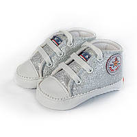 Пинетки в форме кед детские " BABY DAY" модель D0228V обувь для новорожденных