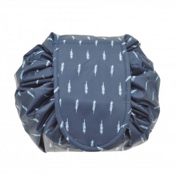 Сумка-органайзер для косметики Black Owl Expand синя з гілочками, фото 1