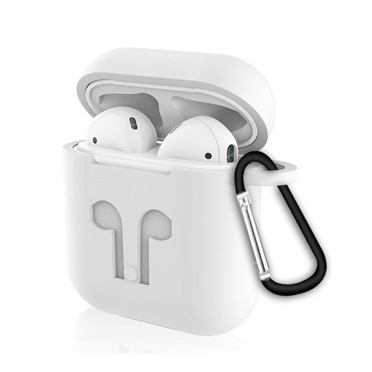 Силіконовий захисний чохол - Airpods Apple. Білий