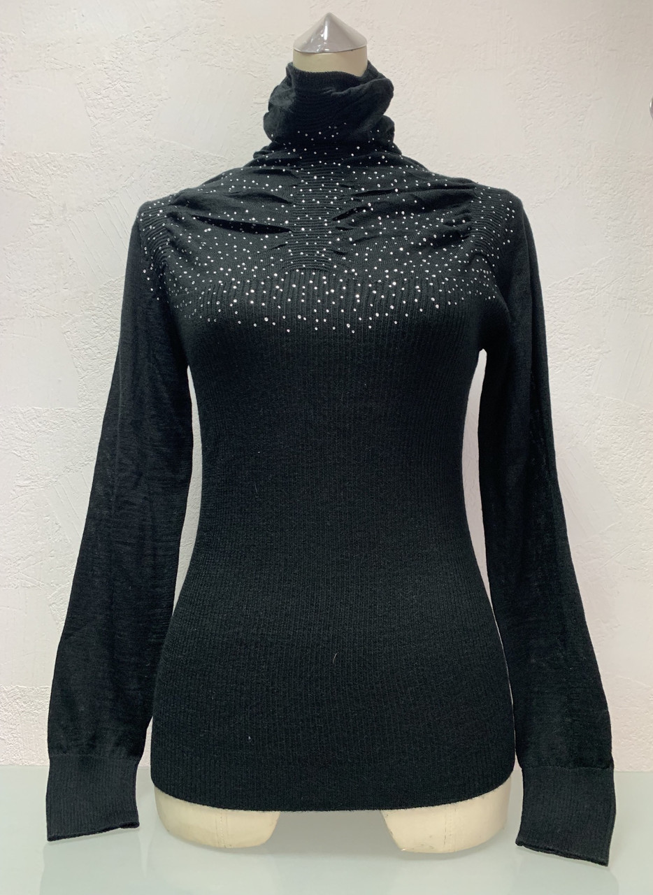 Гольф жіночий чорний ошатний, фото 1