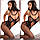 Жіноча еротична сексуальна спідня мереживна білизна, боді, комбінес, сітка, комбінезон 111002, фото 4