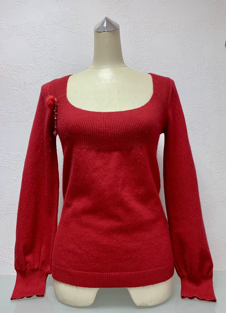 Светр жіночий червоний ангора Sempre, фото 1