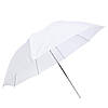Фото парасолька білий на просвіт, 43" (110 см), фото 2
