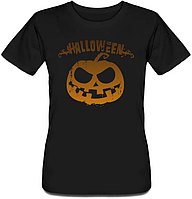 Женская футболка Halloween (чёрная)