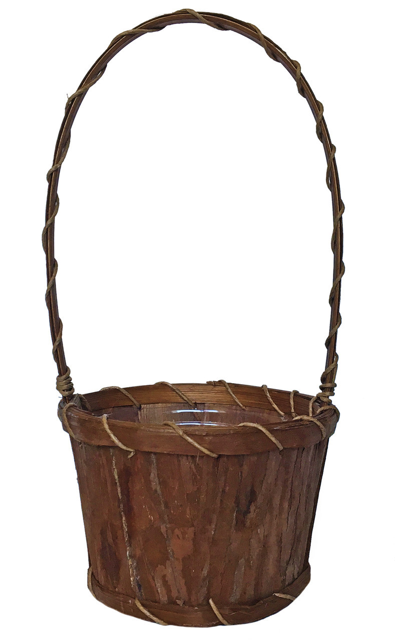 Кошик (671) кора пальми + бамбук (30х16 см)