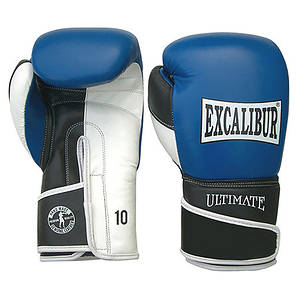 Боксерські рукавички Excalibur Ultimate (551-03) White/Blue 12