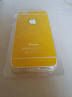 Силиконовый чехол для iPhone 5S/5 жёлтый