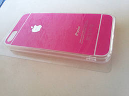 Силіконовий чохол для iPhone 5S/5 малиновий
