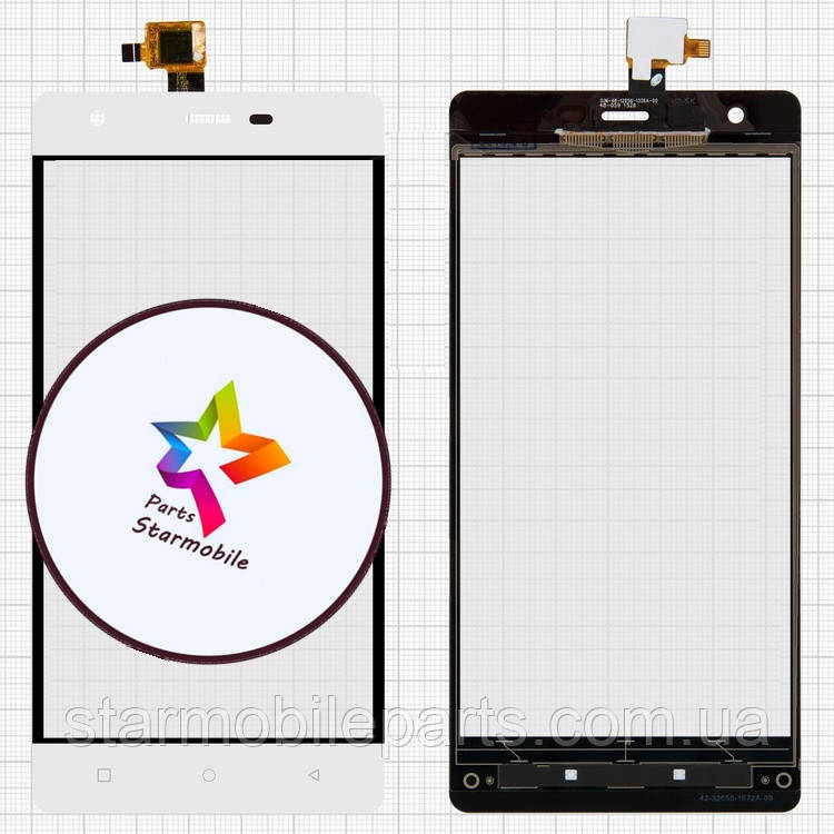 Сенсорний екран для мобільного телефону Nomi i506, білий, фото 1