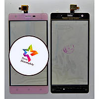 Сенсорный экран для мобильного телефона Nomi i506, розовый