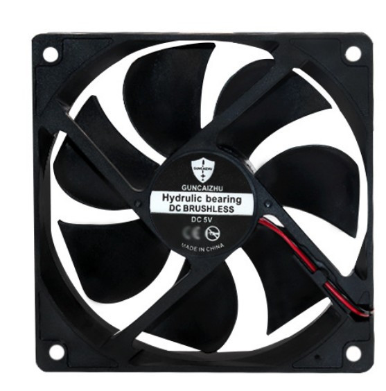 Вентилятор діаметр 70 мм товщина 10 мм живлення 12 В, фото 1