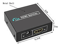 HDMI спліттер (розгалужувач) на 2 порти