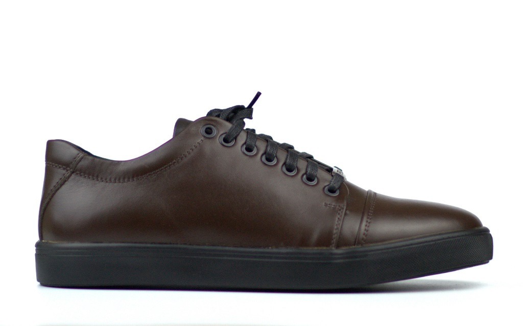 Кросівки чоловічі коричневі кеди з натуральної Rosso Avangard Gushe Mahogany Brown
