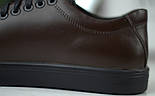 Кросівки чоловічі коричневі кеди з натуральної Rosso Avangard Gushe Mahogany Brown, фото 8