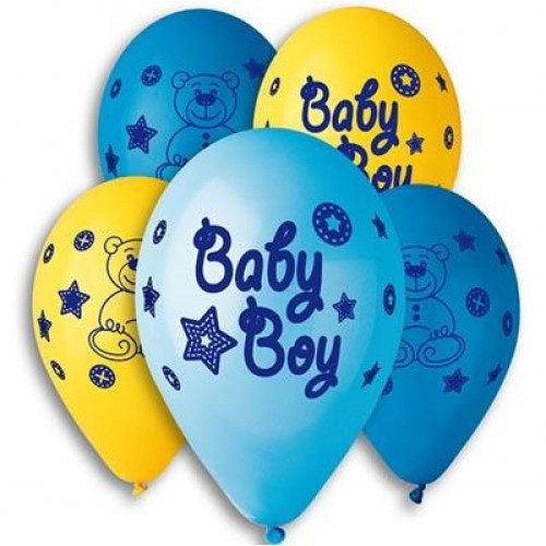 Кулька гелієва 30см латексний "Baby Boy"