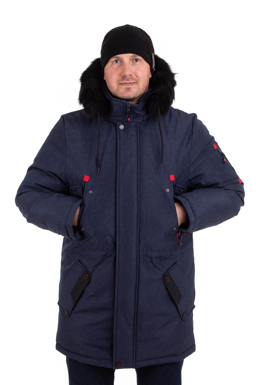 Мужские куртки зимние на меху 44-50 цвет 01 - фото 1 - id-p1058588386