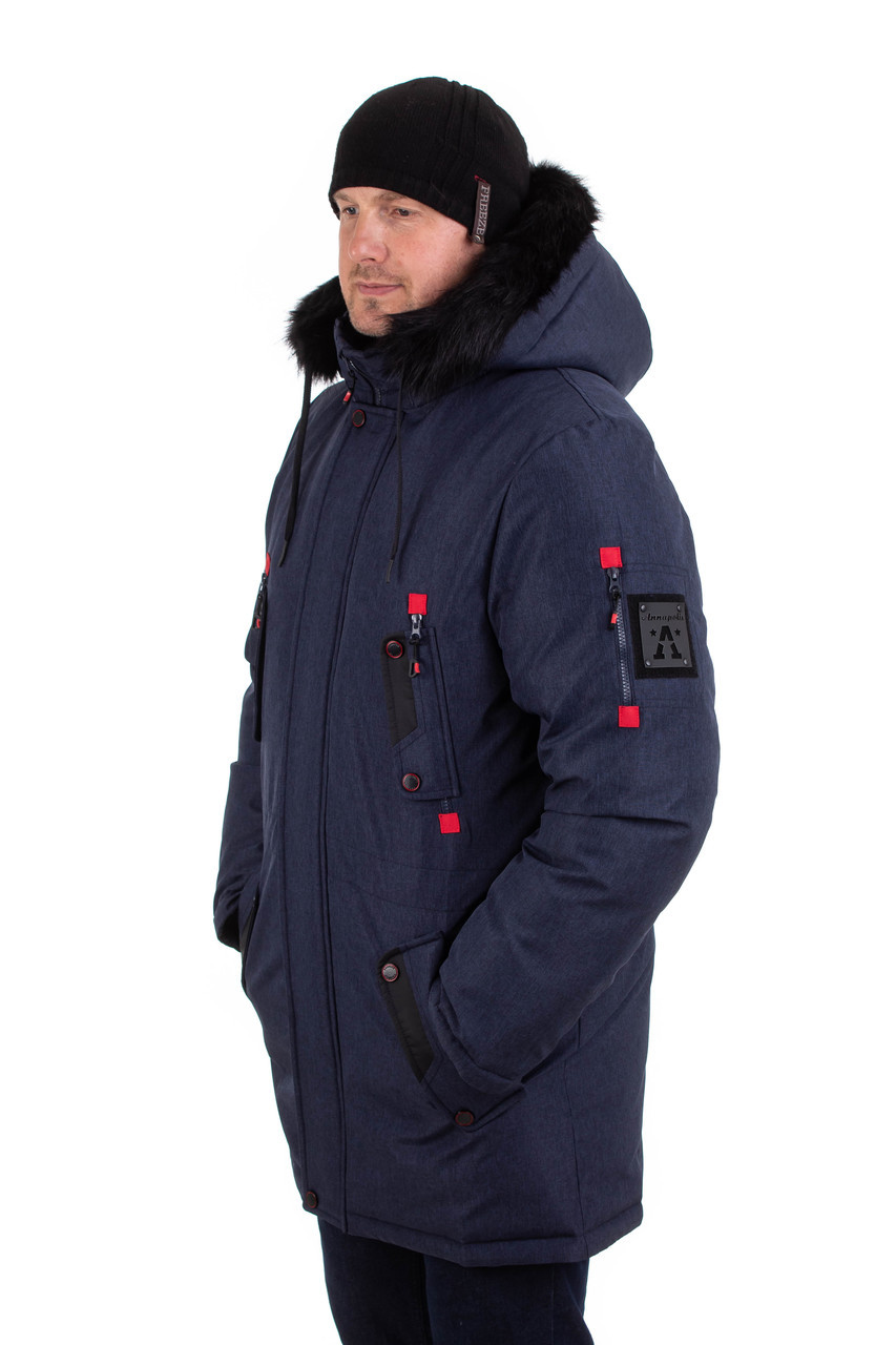 Мужские куртки зимние на меху 44-50 цвет 01 - фото 2 - id-p1058588386