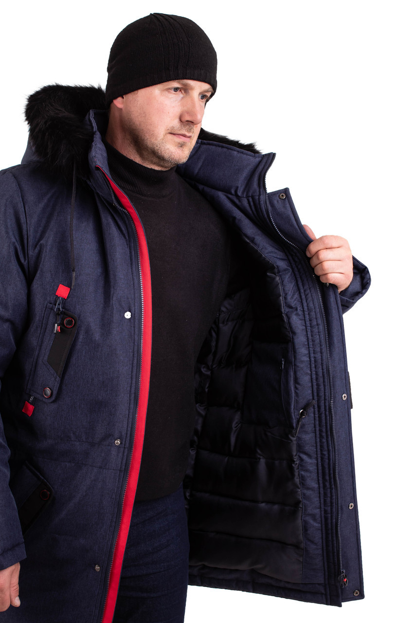 Мужские куртки зимние на меху 44-50 цвет 01 - фото 7 - id-p1058588386