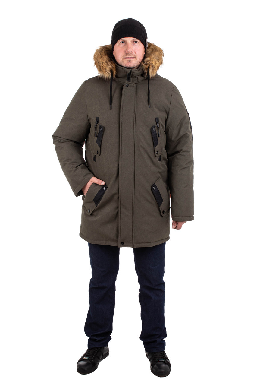 Недорогие зимние куртки мужские 44-50 цвет 03 - фото 1 - id-p1058588388