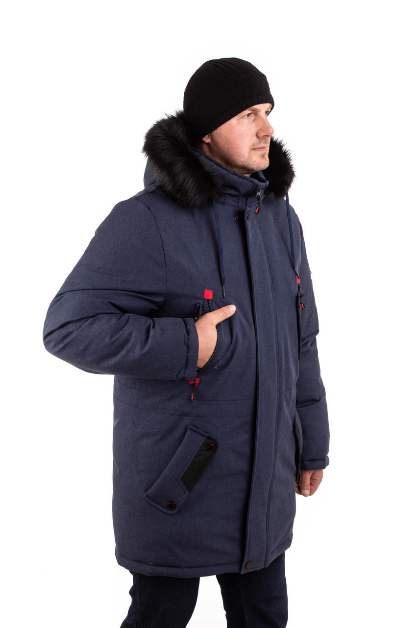 Куртку парку зимнюю мужскую от производителя 44-50 цвет 08 - фото 1 - id-p1058588393