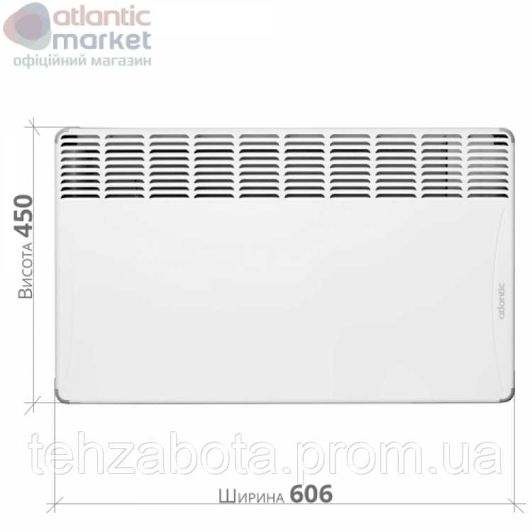 Обігрівач Конвектор електричний Atlantic F17 ESSENTIAL CMG BL-meca 1500W