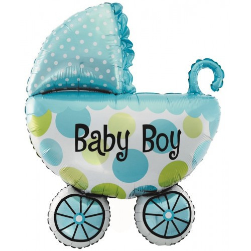 Фольгована куля Коляска для хлопчика BABY BOY