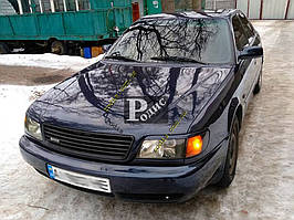 Вії на фари Audi A6 C4 1994-1997 "Orticar" (склопластик)