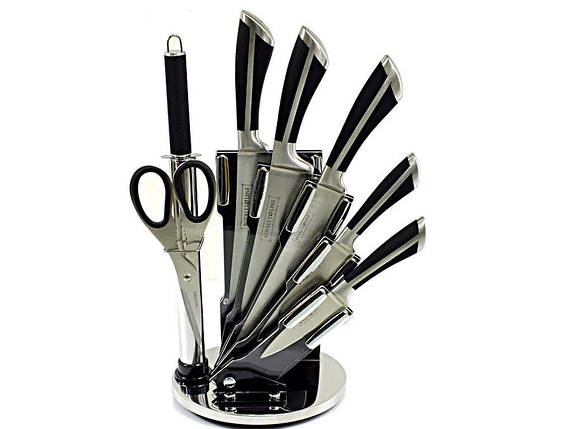 Набір ножів на підставці Royalty Line RL-KSS700, 8 предметів, фото 1