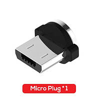 Магнітний круглий конектор Micro USB TOPK для кутового кабеля