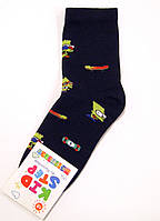 Шкарпетки дитячі бавовняні з мультгероєм Сімпсон 20см(30-32р)