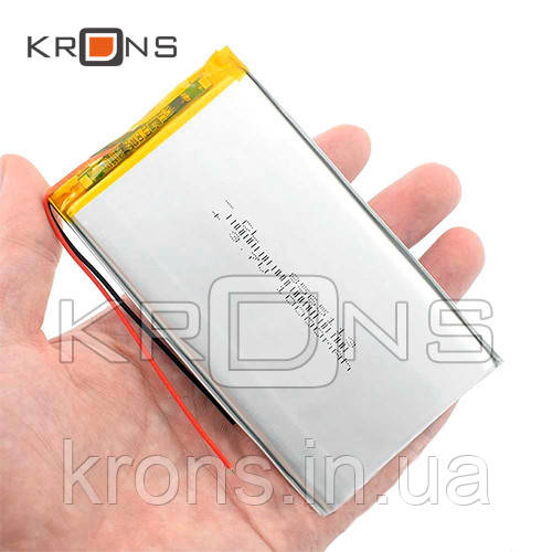 Акумулятор 905575 Li-pol 3.7В 5000мАг для Powerbank, планшетів, GPS