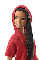 Лялька Barbie Fashionistas Червоне плаття з капюшоном