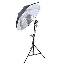 Зонт, фото парасолька на відображення «срібло» 33" (84см., фото 2