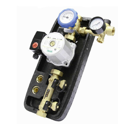 Насосна група для геліосистем Novasfer, 1 лінія, 3/4", 8-28 l/min, Wilo ST25/7