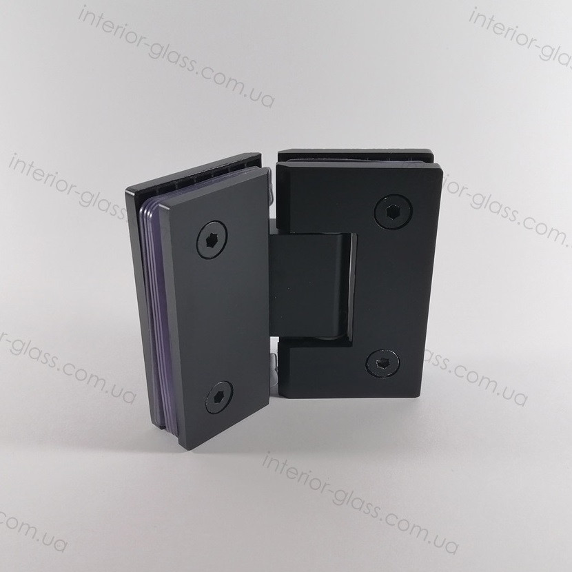 Петля душова 135 градусів HDL-302 BLK чорна матова