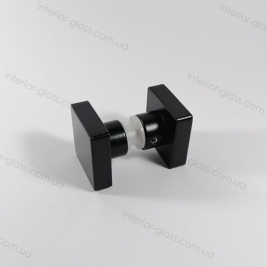 Квадратна ручка кноб HDL-684 BLK чорна матова, фото 1