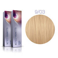 Фарба для волосся Wella Illumina Color 9/03 оч яскравий блонд натурально-золотистий