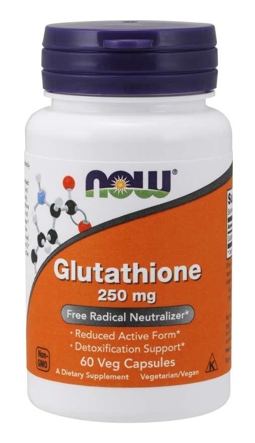 Glutathione 250 mg NOW, 60 капсул