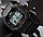 Skmei 1134 чорні з білим екраном чоловічий спортивний годинник, фото 8