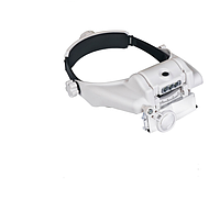 Лупа бинокулярная Magnifier MG81000SC 3,5Х с подсветкой, встроенный аккумулятор
