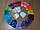 Святкова дитяча спідничка в три шари фатину баклажанового кольору, розмір 98-104, фото 2