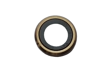 Скло (віконце камери) для Apple iPhone 6S, 6S Plus, золоте
