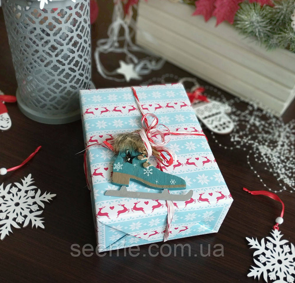 Папір пакувальний з малюнком, фото 1