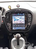 Штатна магнітола для Nissan Juke 2010-2019 Tesla Style на Android, фото 3
