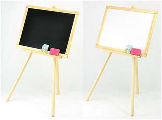 Мольберт Мася 020 не магнітний із дерева двосторонній