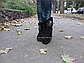 Жіночі бурки на липучці Чорні валянки, фото 4